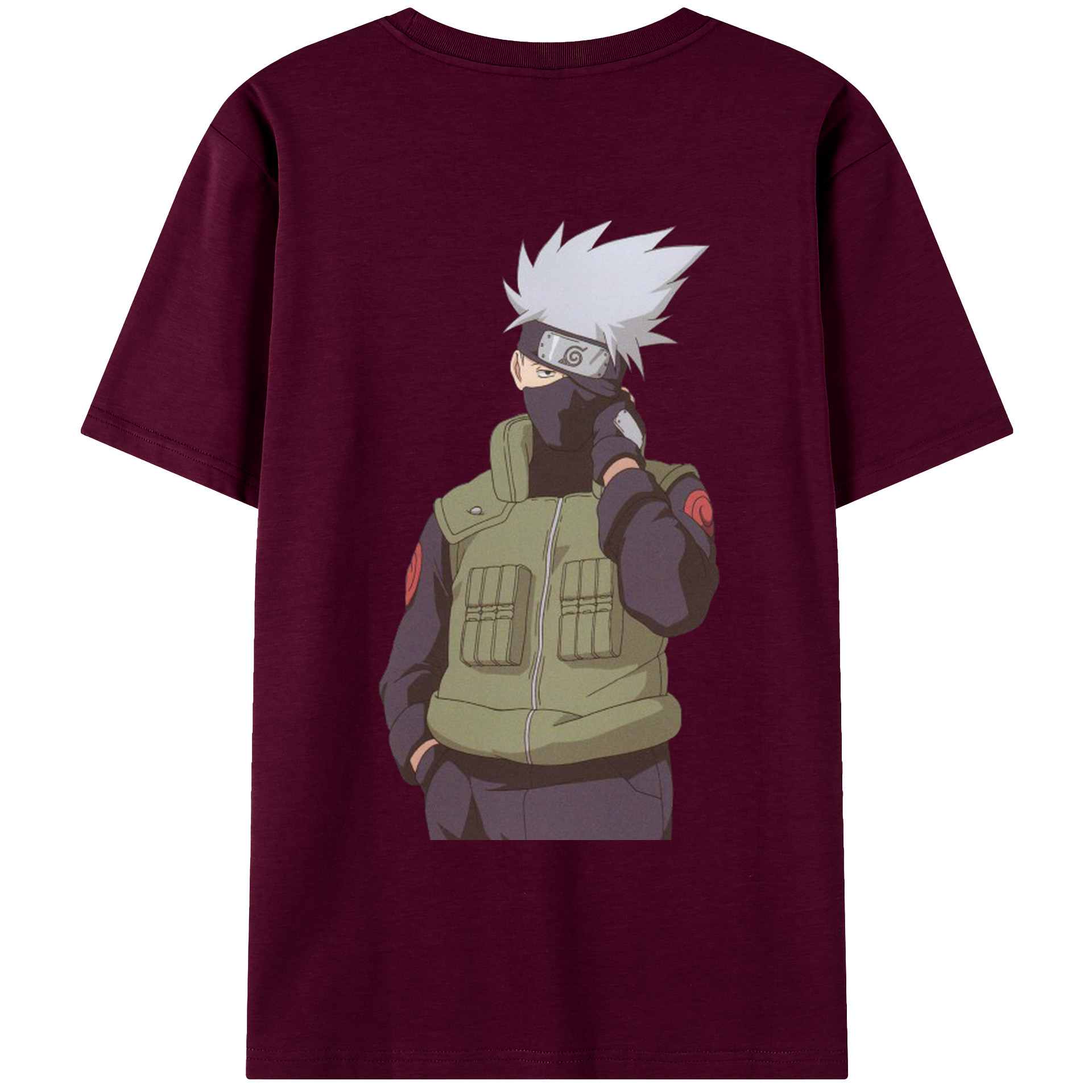 （画像用） NARUTO -ナルト- はたけ カカシ Hatake Kakashi レディース半袖Tシャツ(バックプリント)